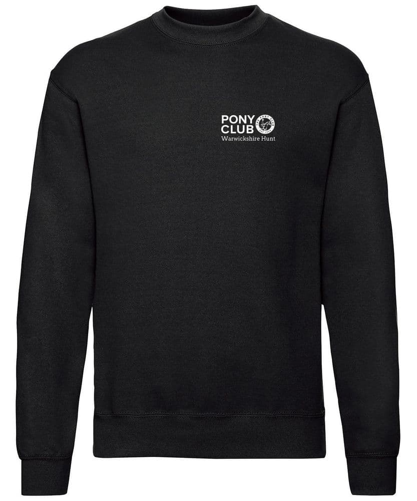 Adults Warwickshire Hunt Pony Club Navy Sweatshirt UX3