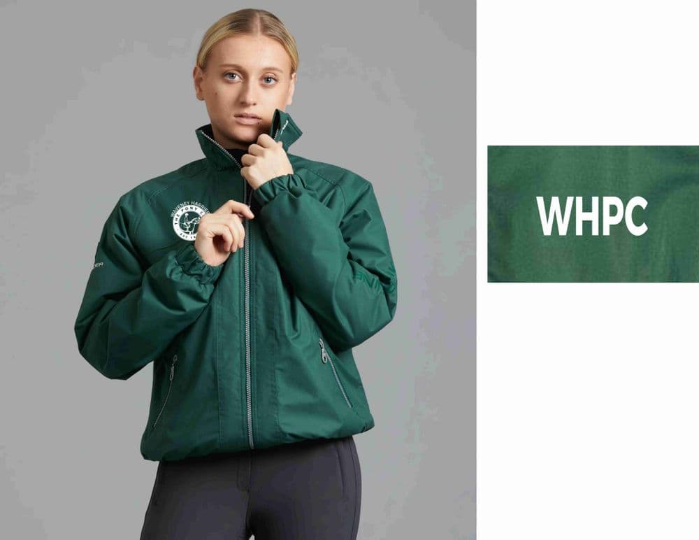 Adults Waveney Harriers Green Premier Equine Pro Rider Unisex Waterproof Riding Jacket