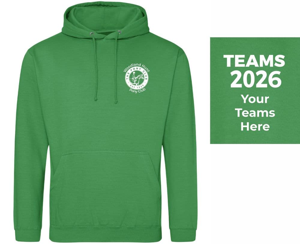 Adults Woodland Hunt 2026 TEAMS Hoodie Emerald