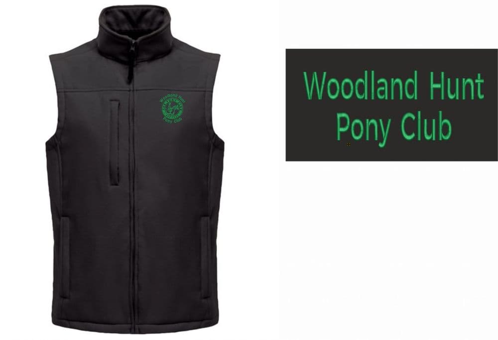 Adults Woodland Hunt  Black Flux Softshell Bodywarmer