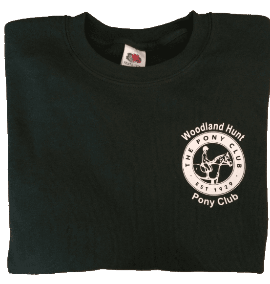 Adults Woodland Hunt Bottle Green Sweatshirt UX3