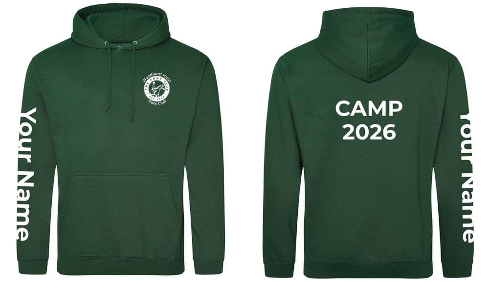 Adults Woodland Hunt SENIOR Camp 2026 Bottle Hoodie