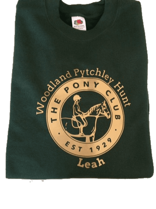 Adults Woodland Pytchley Hunt Branch Bottle Green Sweatshirt UX3