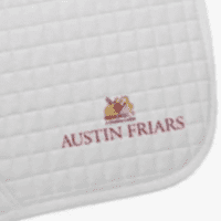 Austin Friars School   LeMieux White Dressage Saddlecloths