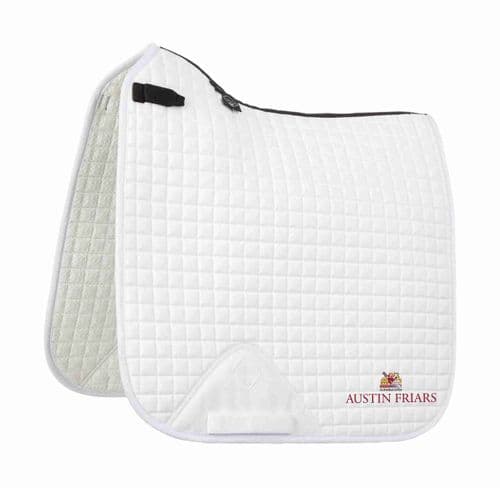 Austin Friars School   LeMieux White Dressage Saddlecloths