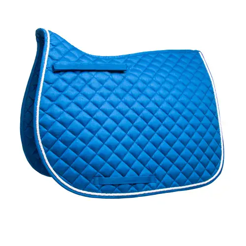 Badsworth PC GP Royal Blue saddlecloth HY with white trim