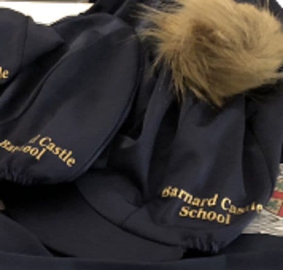 Barnard Castle School Navy Silk