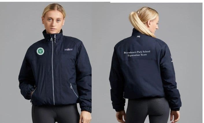 Beaudesert Park SchooL Navy Premier Equine Junior Pro Rider Unisex Riding Jacket