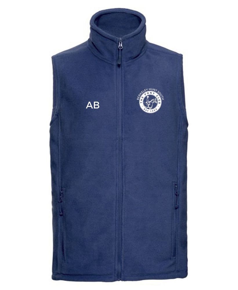 Berkeley South Royal Mens Fleece Bodywarmer 8720M
