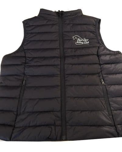 Border Riding Club Ladies Navy Padded Gilet TS31F