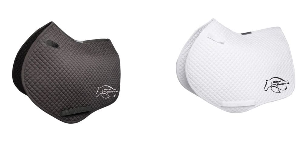 Bozeat Riding Club embroidered HY Close Contact Saddlecloths