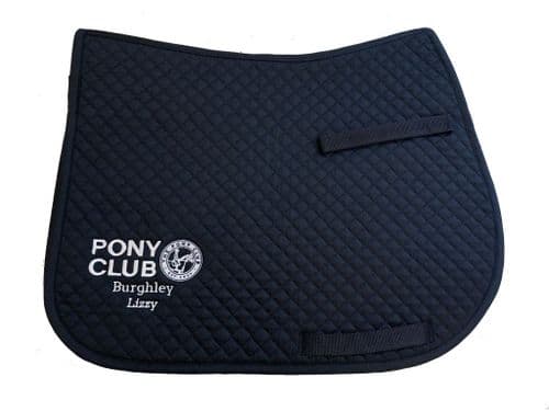 Burghley GP navy saddlecloth