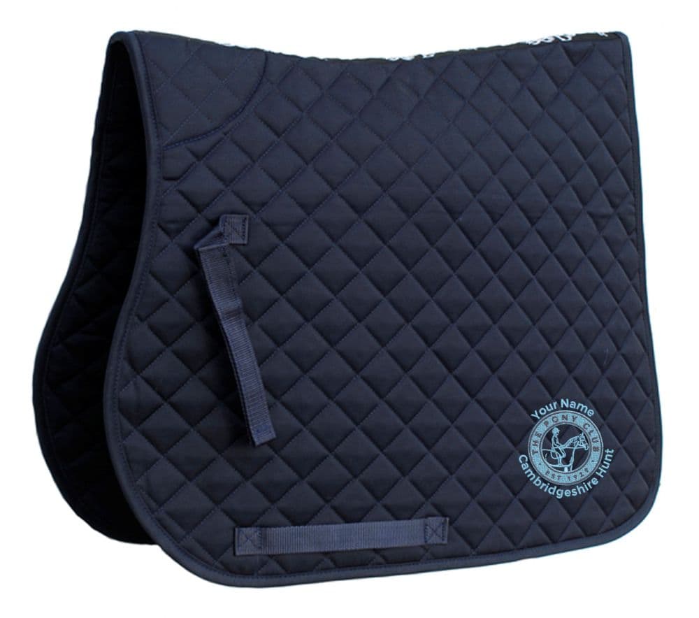 Cambridgeshire Hunt PC Navy General Purpose Saddlecloths