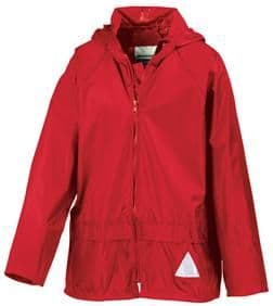 Carmarthen Bay Weatherguard kids jacket/trouser suit - Red RE95J