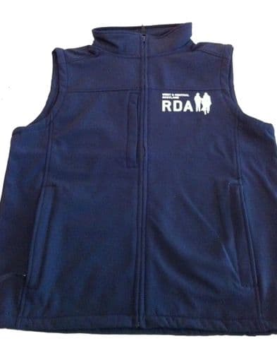 Carrick RDA Mens Navy Flux Softshell Bodywarmer rg154