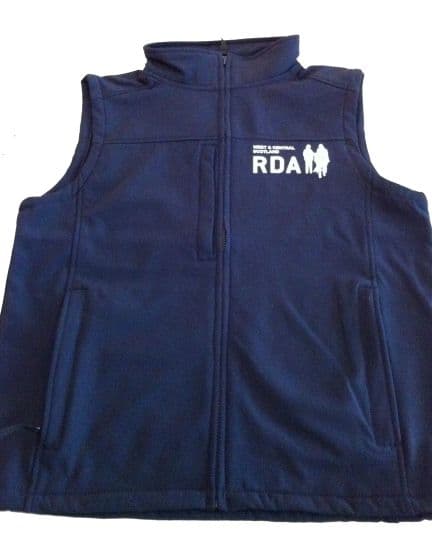 Carrick RDA Mens Navy Flux Softshell Bodywarmer rg154