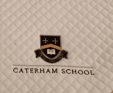 Caterham School White Saddlecloth