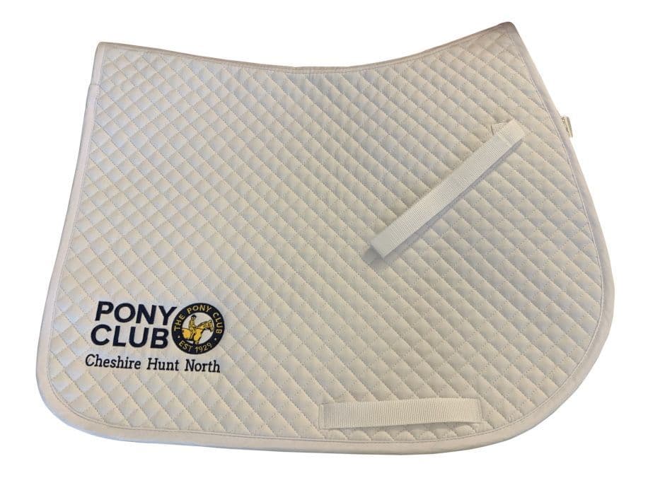 Cheshire Hunt North PC GP White Saddlecloth