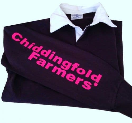 Chiddingfold Farmers' Adults Long Sleeved Rugby Shirt