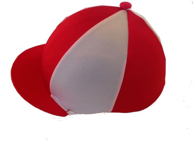 Chiddingfold Red/White Quartered Hat Silk