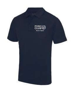 CHILD Brecon & Talybont PC Navy Polo Shirt UC103