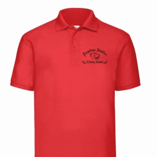 CHILD Deepdene Stables Red Polo Shirt