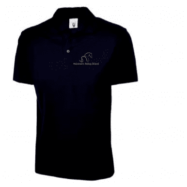 CHILD Halesowen Riding School Navy Polo Shirt UC103