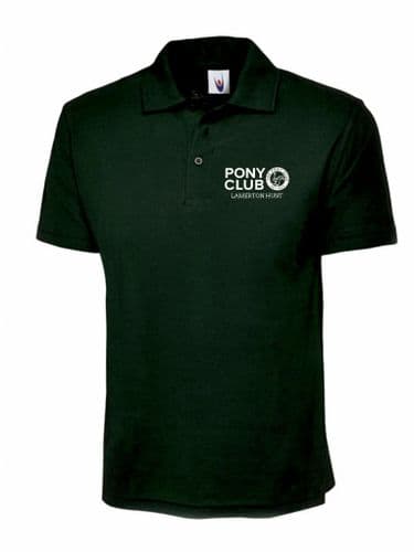 CHILD Lamerton Pony Club Bottle Green Polo Shirt UC103