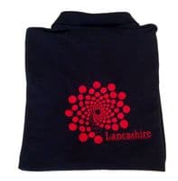 CHILD Lancashire MGA Navy  Polo Shirt