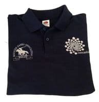 CHILD Lancashire MGA Navy  Polo Shirt