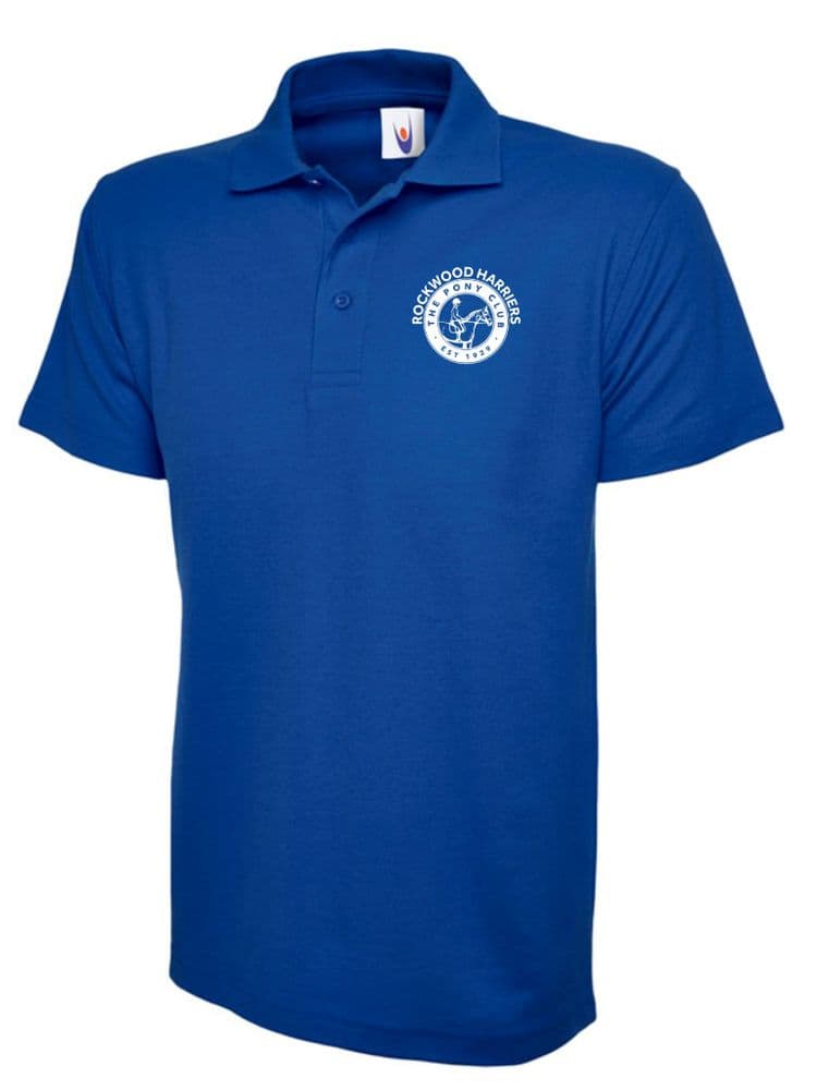 CHILD Royal Blue Rockwood Harriers Polo Shirt UC103