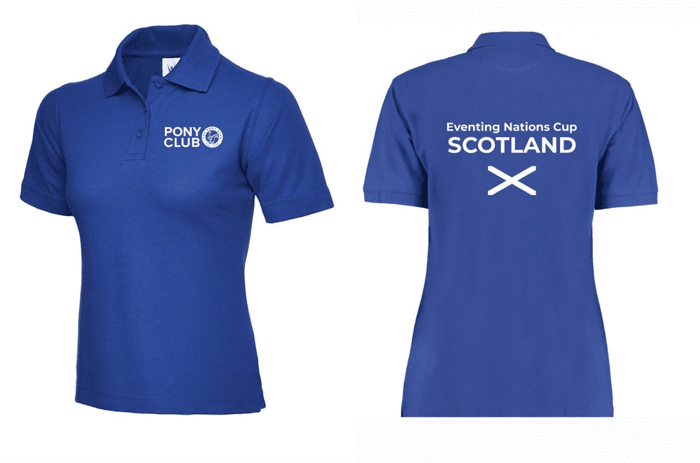 CHILD Royal Blue Scotland Nations Cup Polo Shirt UC103