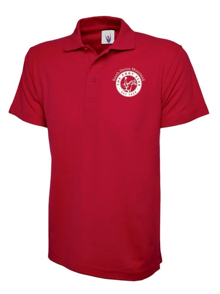 CHILD South Devon Moorland Red Polo Shirt UC103