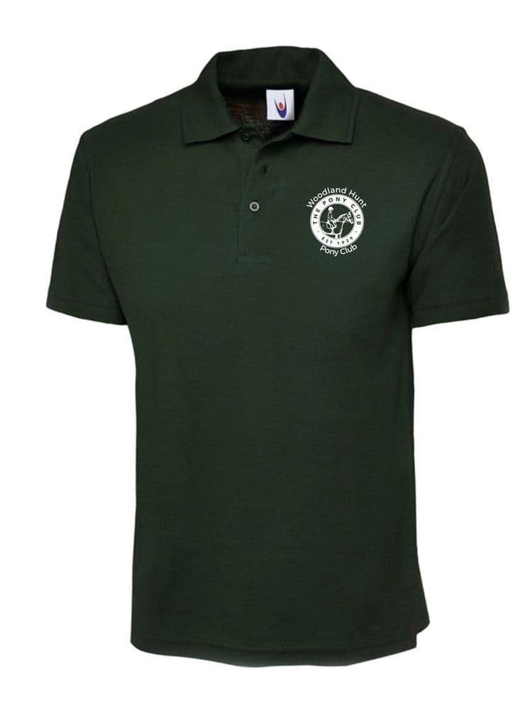 CHILD Woodland Hunt Bottle Green Polo Shirt UC103