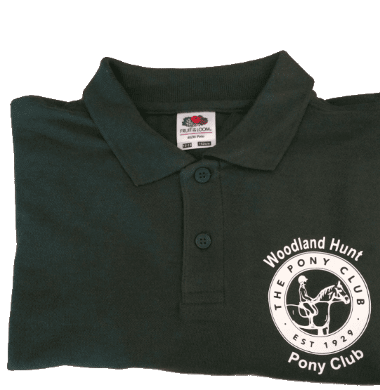 CHILD Woodland Hunt Bottle Green Polo Shirt UC103