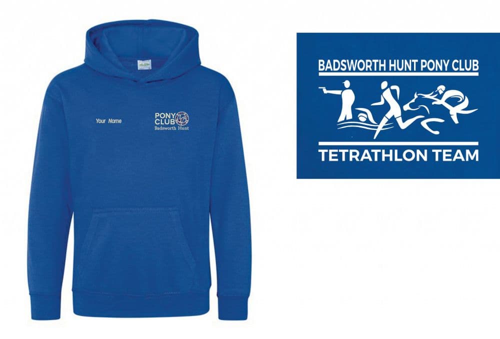 Children's Badsworth Hunt PC Tetrathlon Royal Hoodie