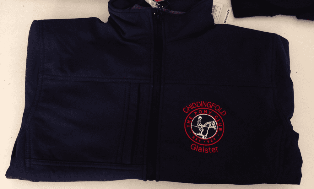 Children's Chiddingfold PC Navy Classic Softshell 3 layer jacket.