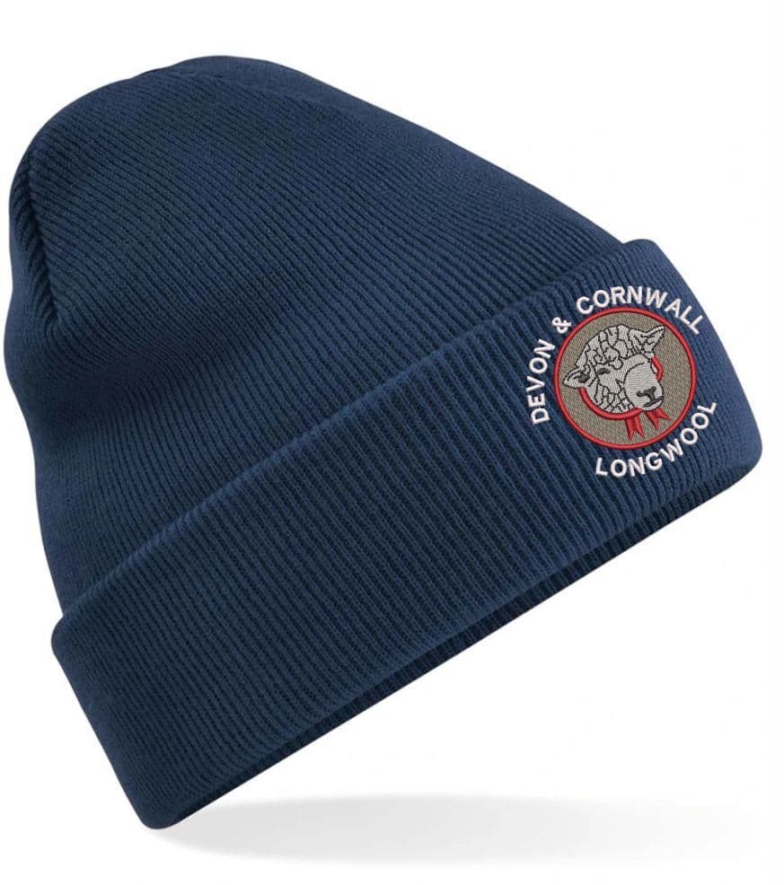 Children's Devon & Cornwall Longwool Navy Beanie
