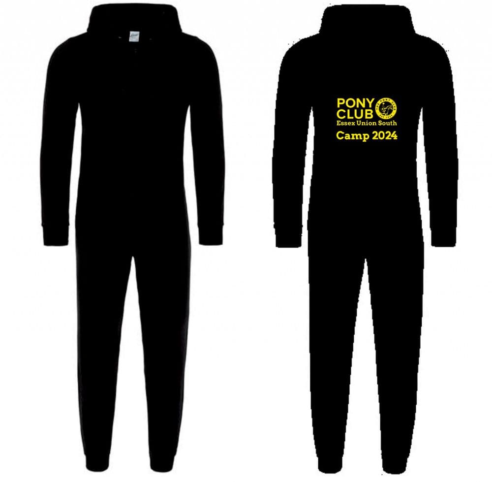 Children's Essex Union South Camp Black Onesies