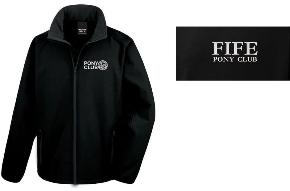 Children's Fife PC BlackClassic Softshell RG332