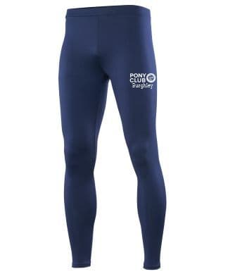 Children's  Navy Burghley PC Base Layer Leggings