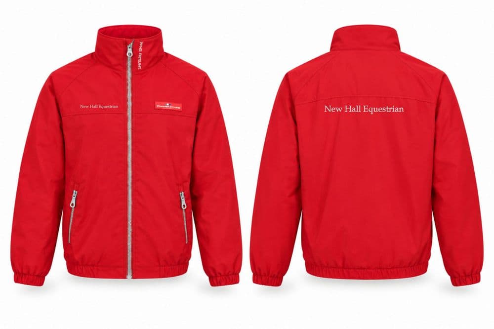 Children's New Hall Equestrian Premier Equine Pro Rider Jacket (RED)