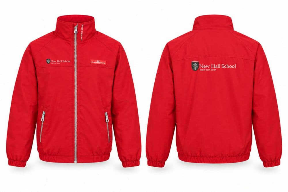 Children's New Hall School EQUESTRIAN TEAM Premier Equine Pro Rider Jacket (RED)