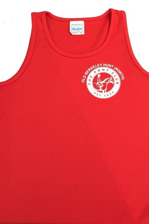 Children's OBH North Red Tet running vest JC07j