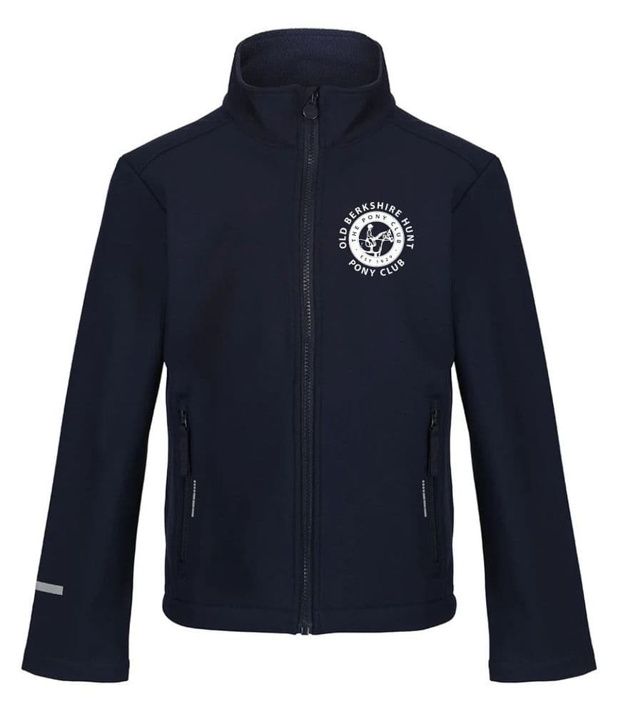 Children's Old Berkshire Hunt Navy Classic Softshell RG330