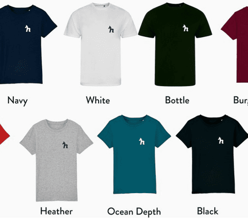 Children's Organic Tee Shirt Here4Horses