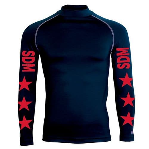 Children's South Devon Moorland Navy-RED Base Layers