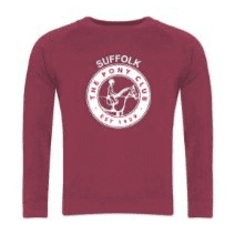 Children's Suffolk PC Burgundy Sweatshirt UX7