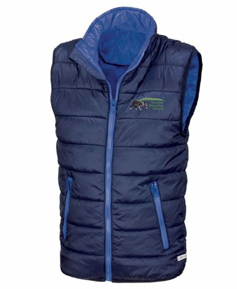 Children's Trawden Sheepdog Society Navy Blue Padded Gilet R234b