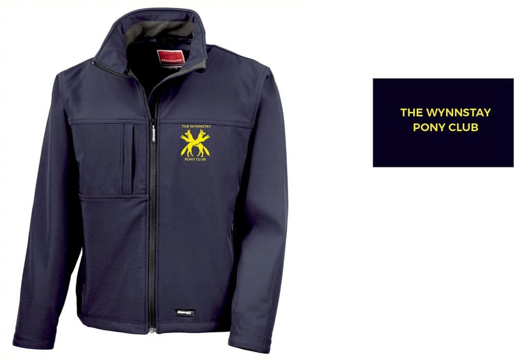 Children's Wynnstay PC' Navy Soft Shell Jacket